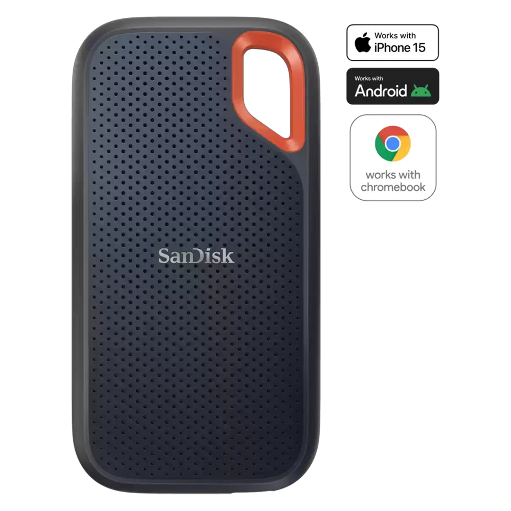 外付けハードディスク・ドライブ SanDisk Extreme Portable v2 SSD 1TB SanDisk Unidad SSD Externa Portable 1TB Extreme v2 | pc Factory