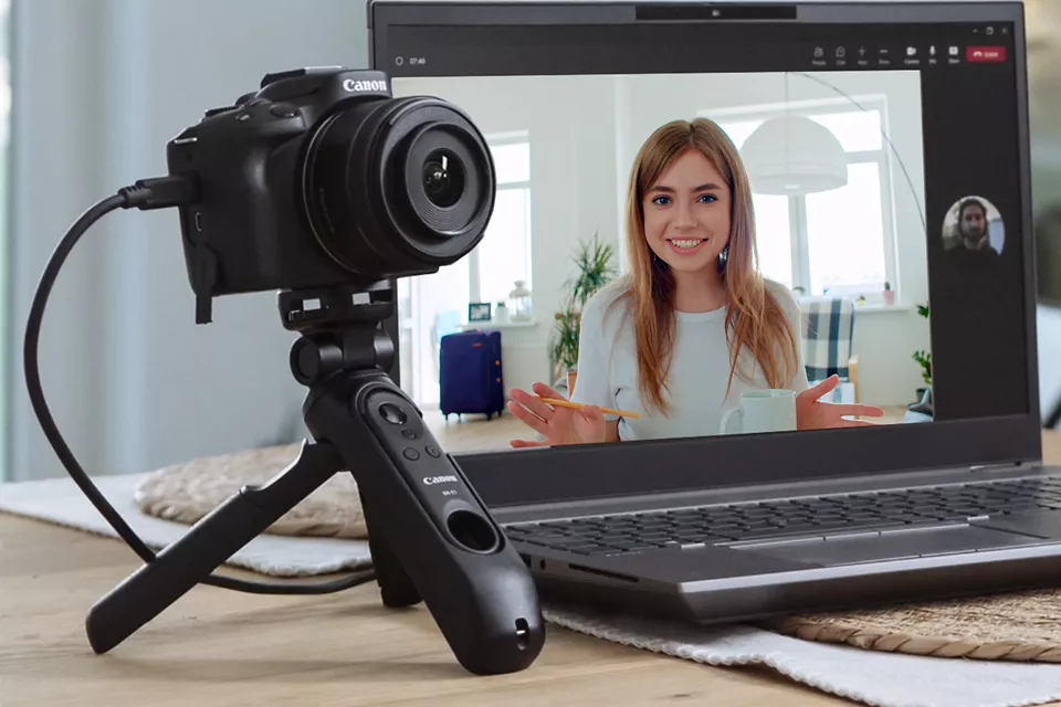 Canon Cámara Mirrorless Canon EOS R50 + Lente 18-45mm IS STM | pc