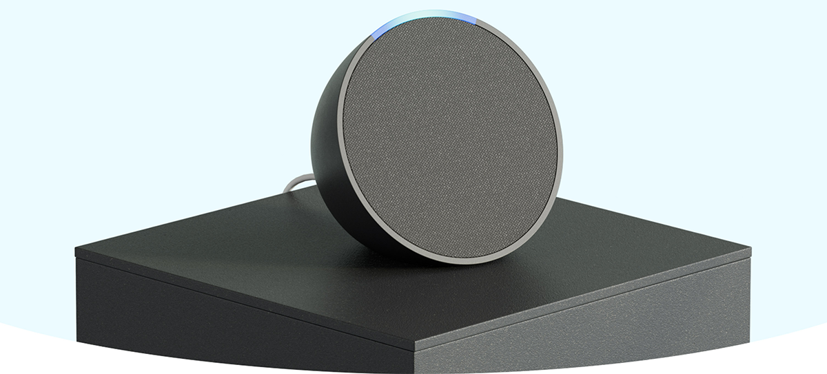 Amazon Asistente de voz en Español Echo Pop Charcoal pc Factory