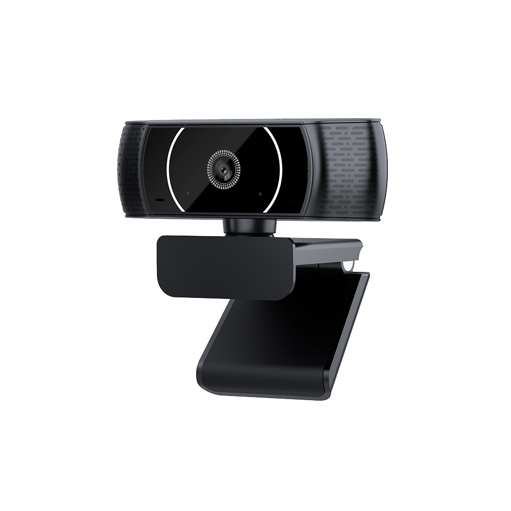 Webcam 2K con soporte y cable USB