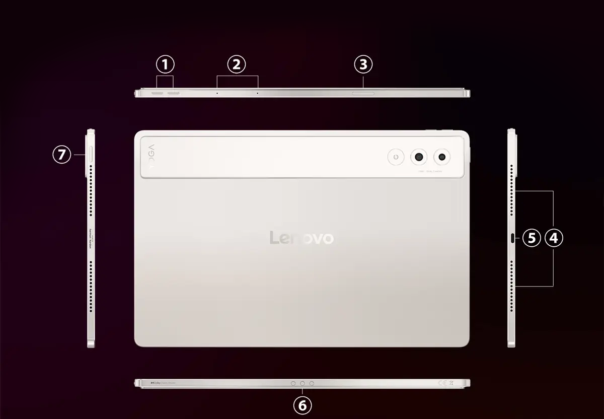 Tablet Lenovo Yoga Tab Plus Qualcom Snapdragon 8 Gen 3 16GB 256GB Tablet Lenovo Yoga Tab Plus cuenta con Android 14 y cuatro años de actualizaciones garantizadas