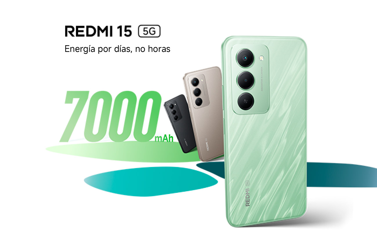 Xiaomi Celular Xiaomi Redmi 15 5G 256GB/8GB Negro Liberado | pc