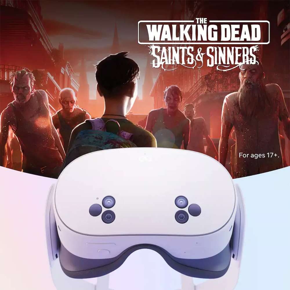 Lentes de Realidad Virtual Meta Quest 3S, 128GB, Blanco, Bundle