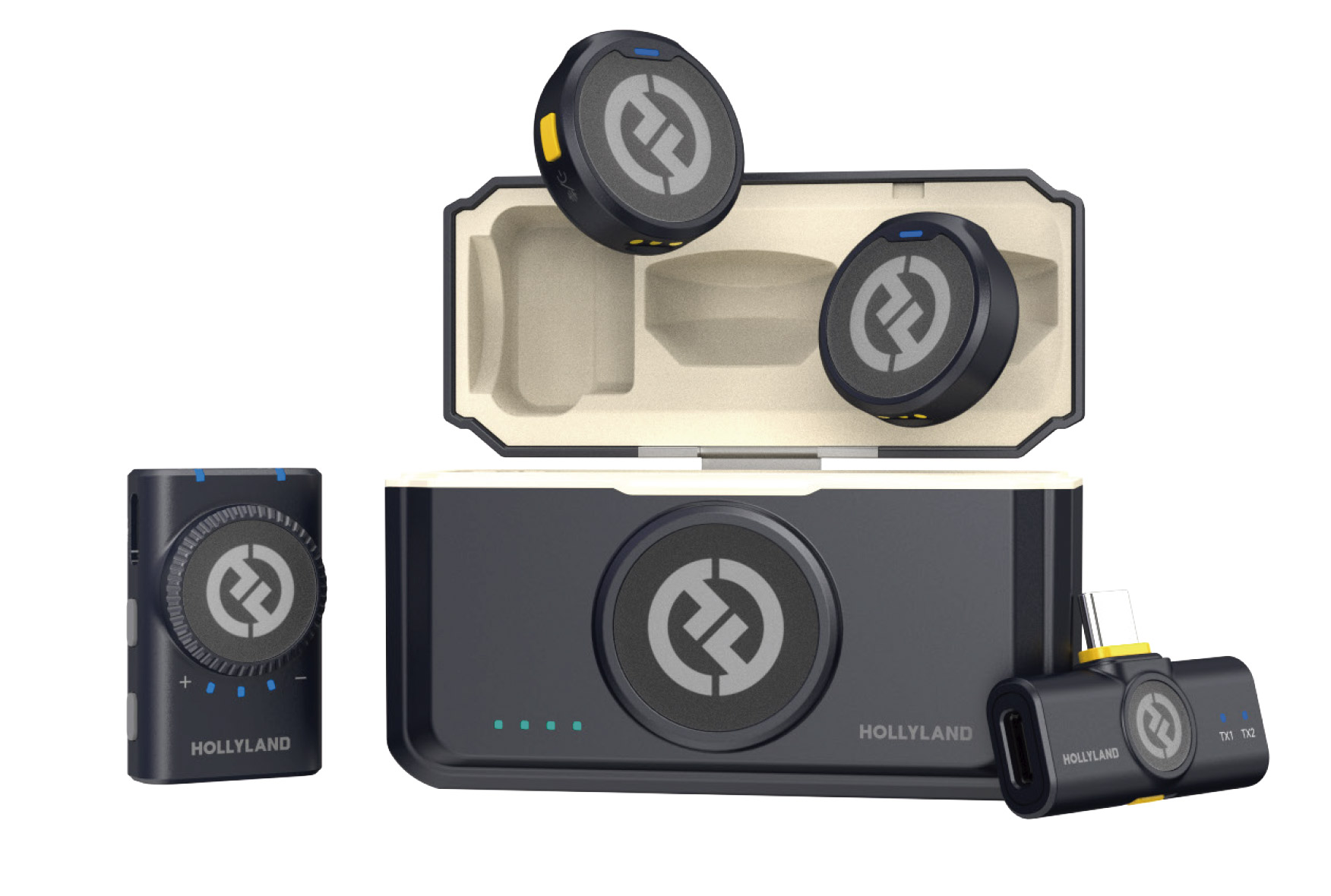 Hollyland Micrófono Inálambrico Lark M2 Mini DUO | pc Factory