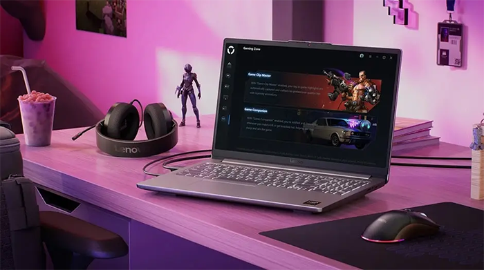 Notebook Gamer LOQe Gen 10 Ryzen 7 Lenovo 83S00001CL Gráfica sobre la tecnología de carga rápida (Super Rapid Charge), que permite recuperar gran parte de la batería en pocos minutos.